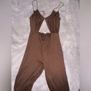 Brown jumpsuit